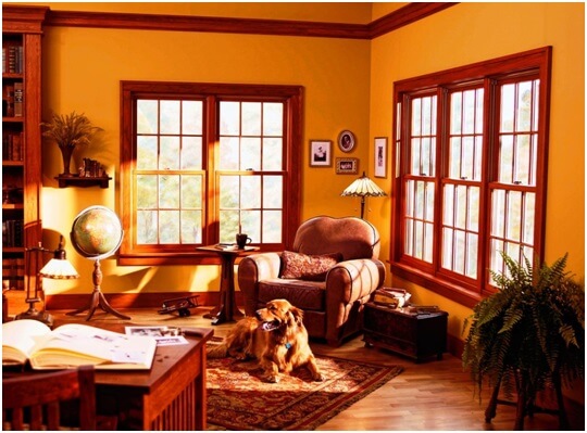 double hung window