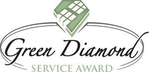 green diamond service award logo green diamond service award logo